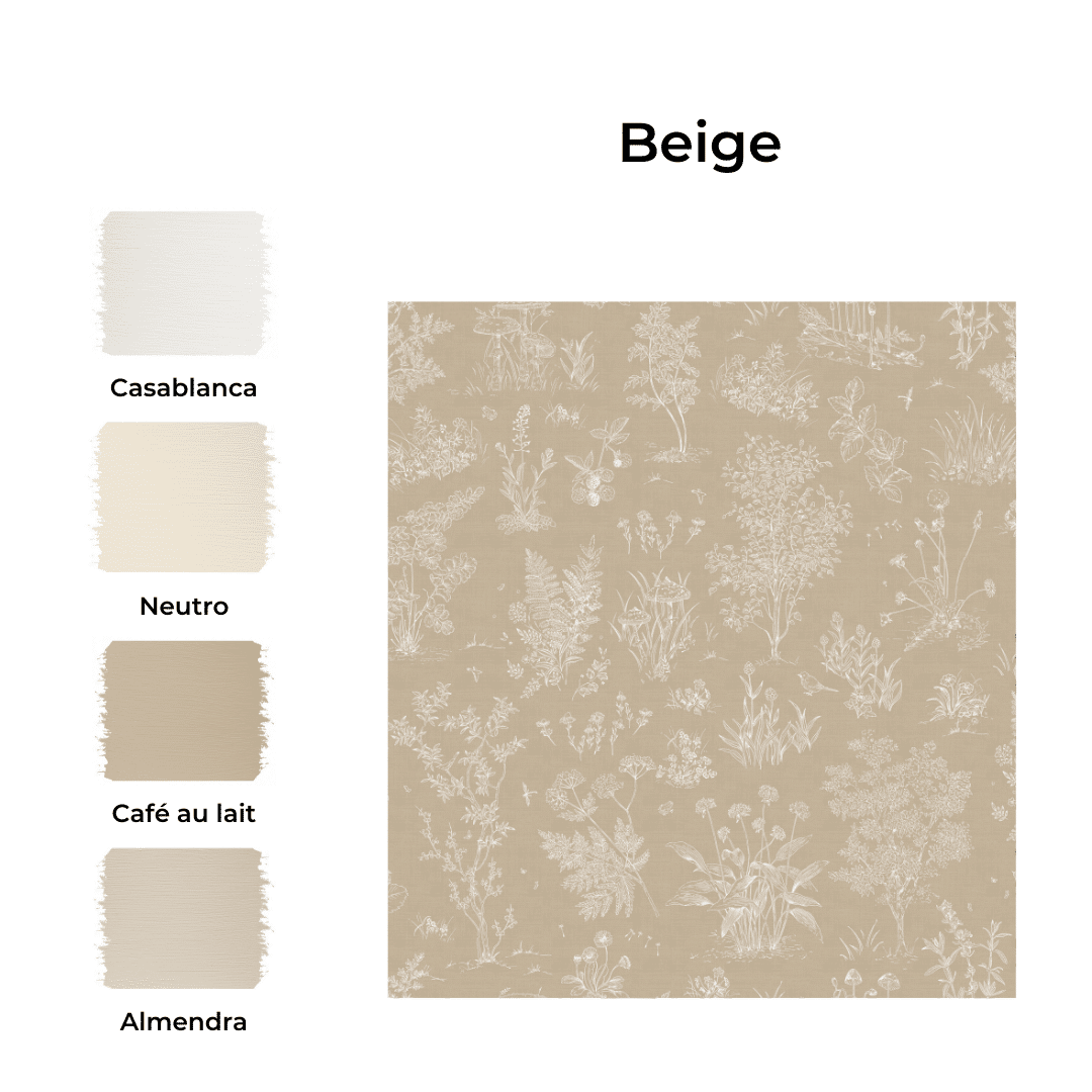 bajo bosque beige