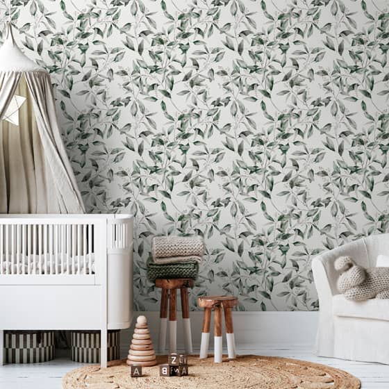 crea decora recicla papel pintado dormitorio fresh herbs